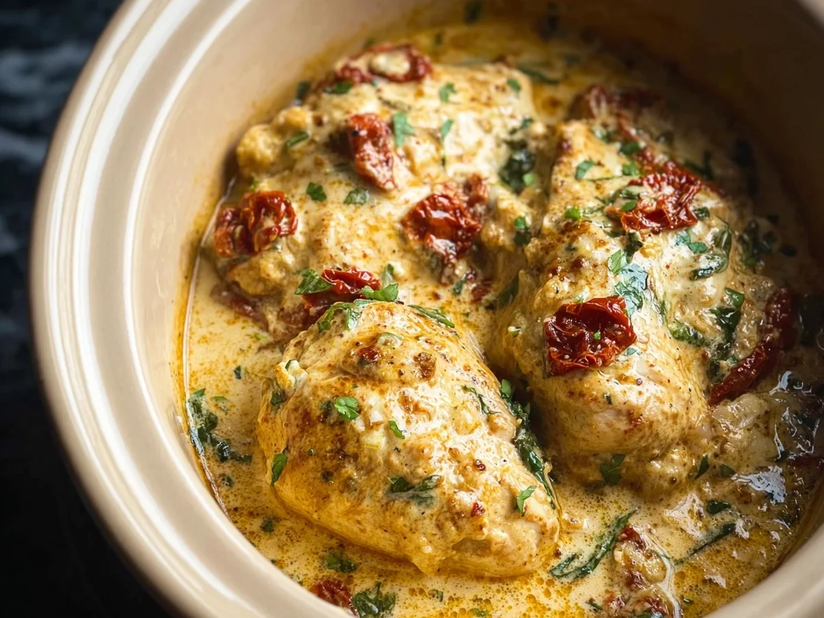 High Protein Crockpot Marry Me Chicken - Image 2