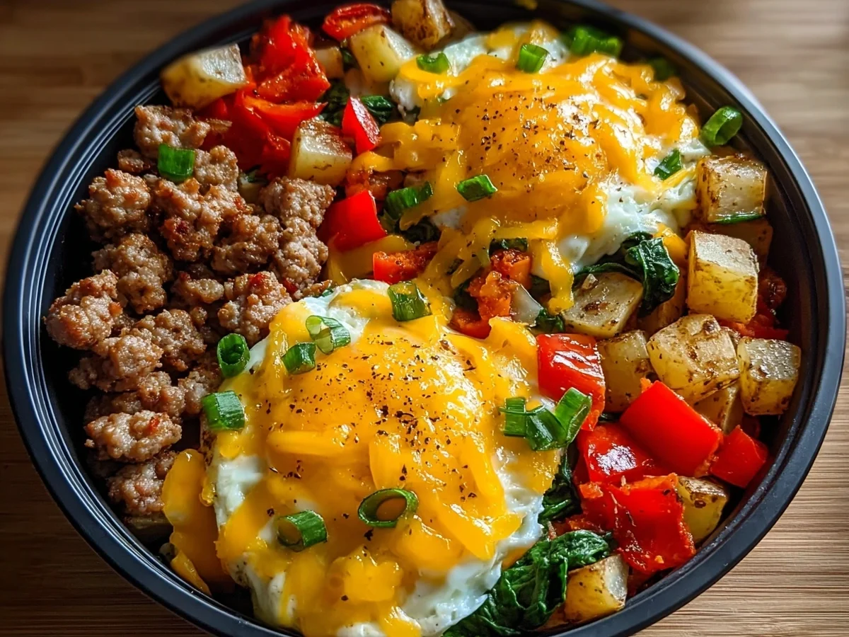 High Protein Freezer Friendly Breakfast Bowls - Image 1