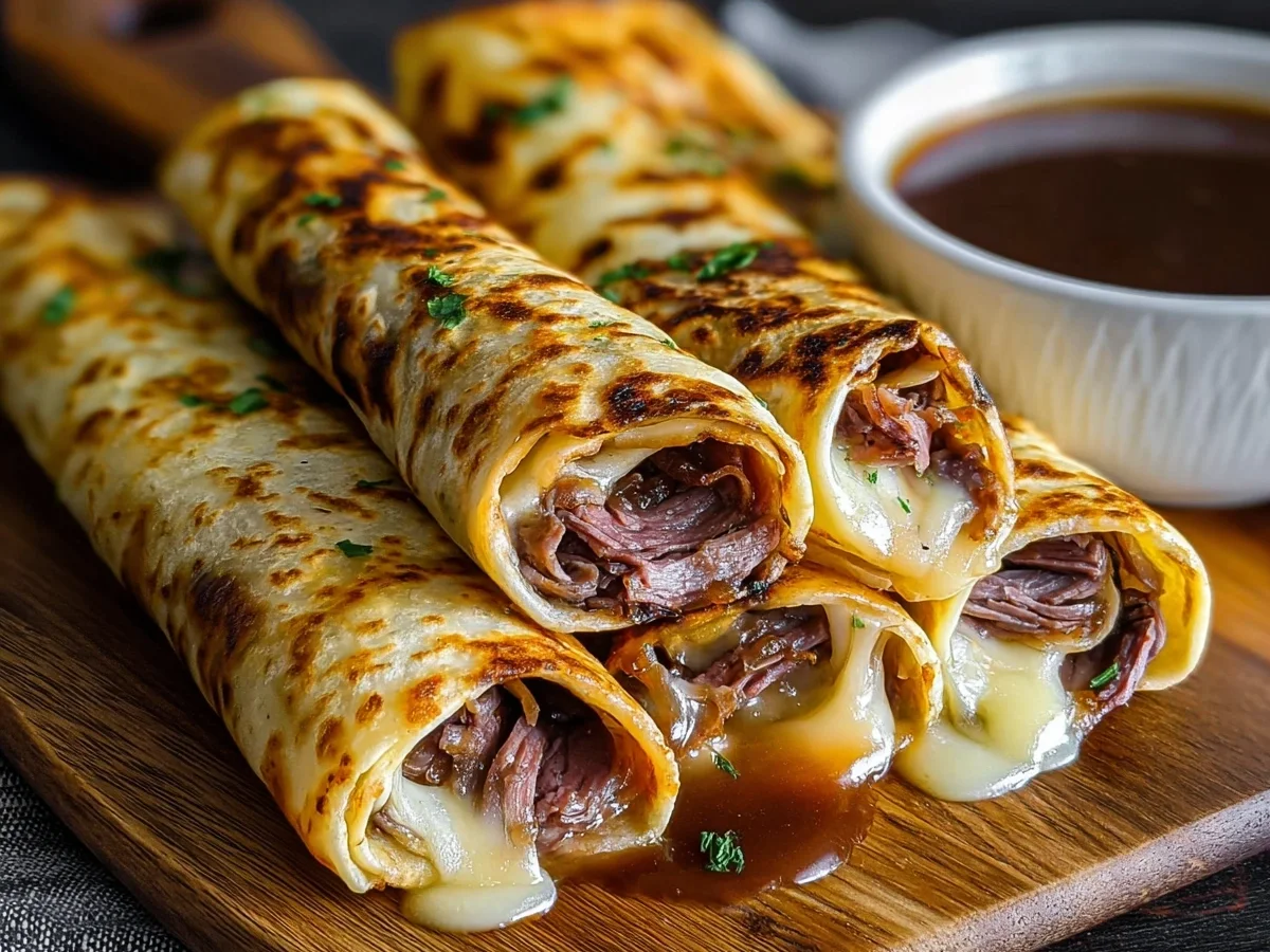 High-Protein French Dip Tortilla Roll Ups - Image 2