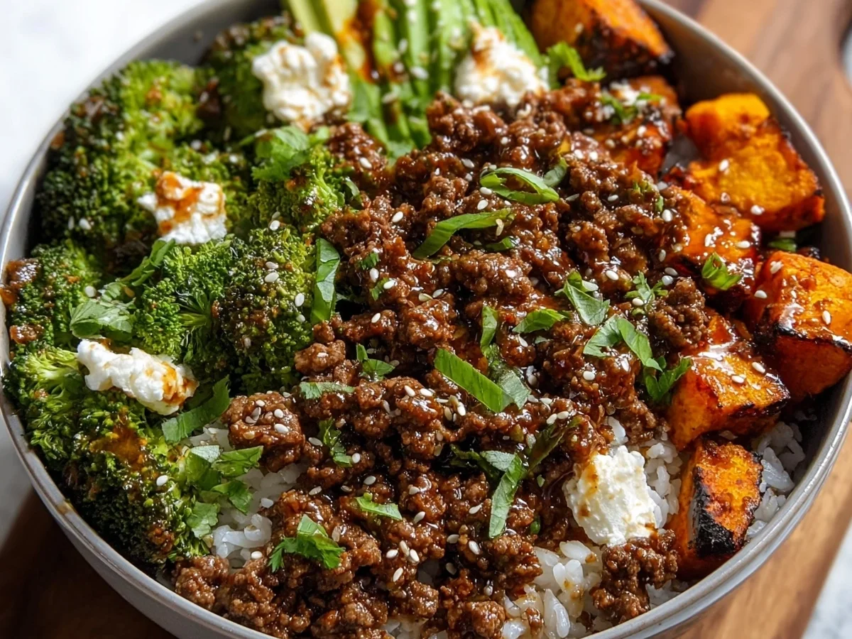 High Protein Ground Beef Hot Honey Bowl - Image 2