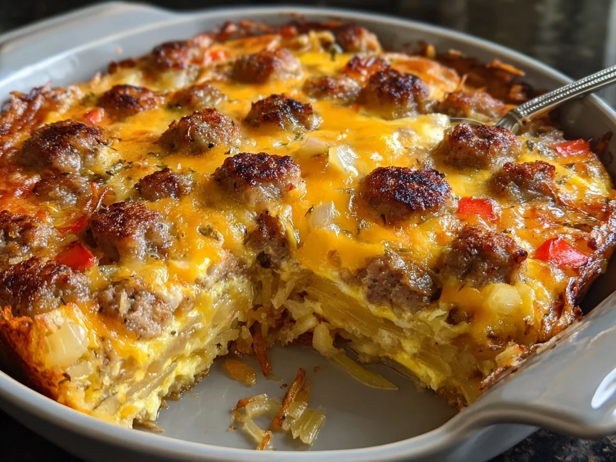 High-Protein Loaded Hash Browns Breakfast Casserole - Image 2
