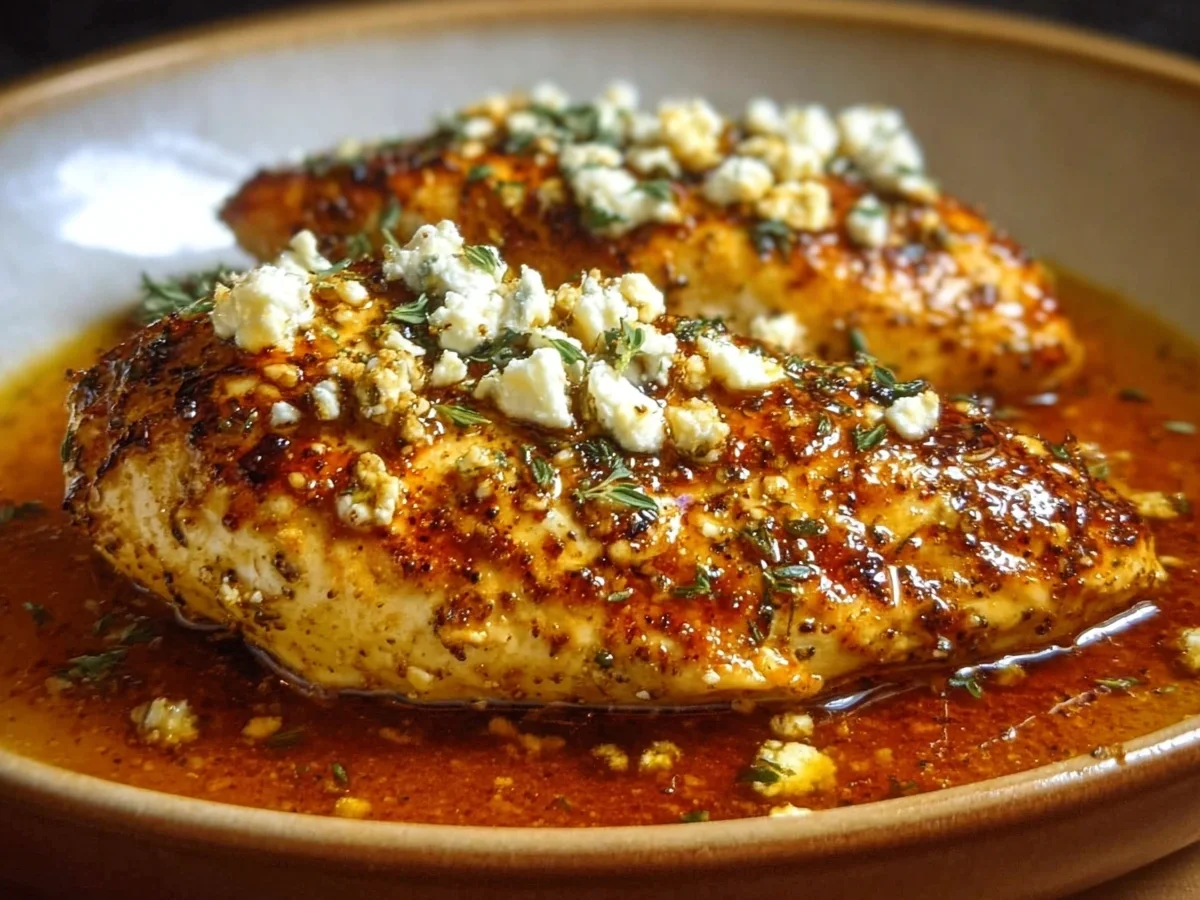 Hot Honey Feta Chicken: Quick & High-Protein Dinner - Image 1