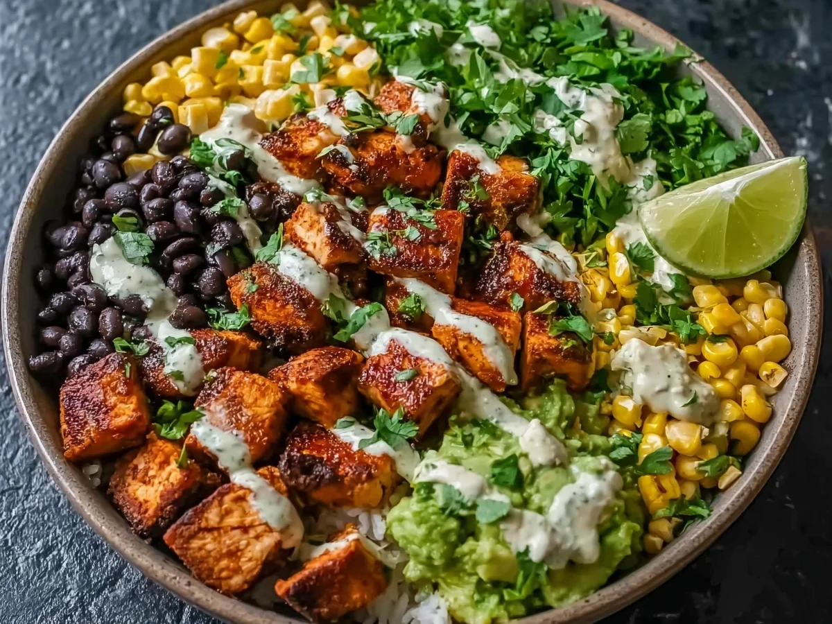 Juicy Chipotle Chicken Bowl - Image 1
