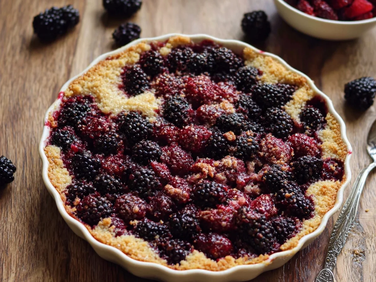 Keto Blackberry Cobbler: Sugar-Free American Dessert - Image 1