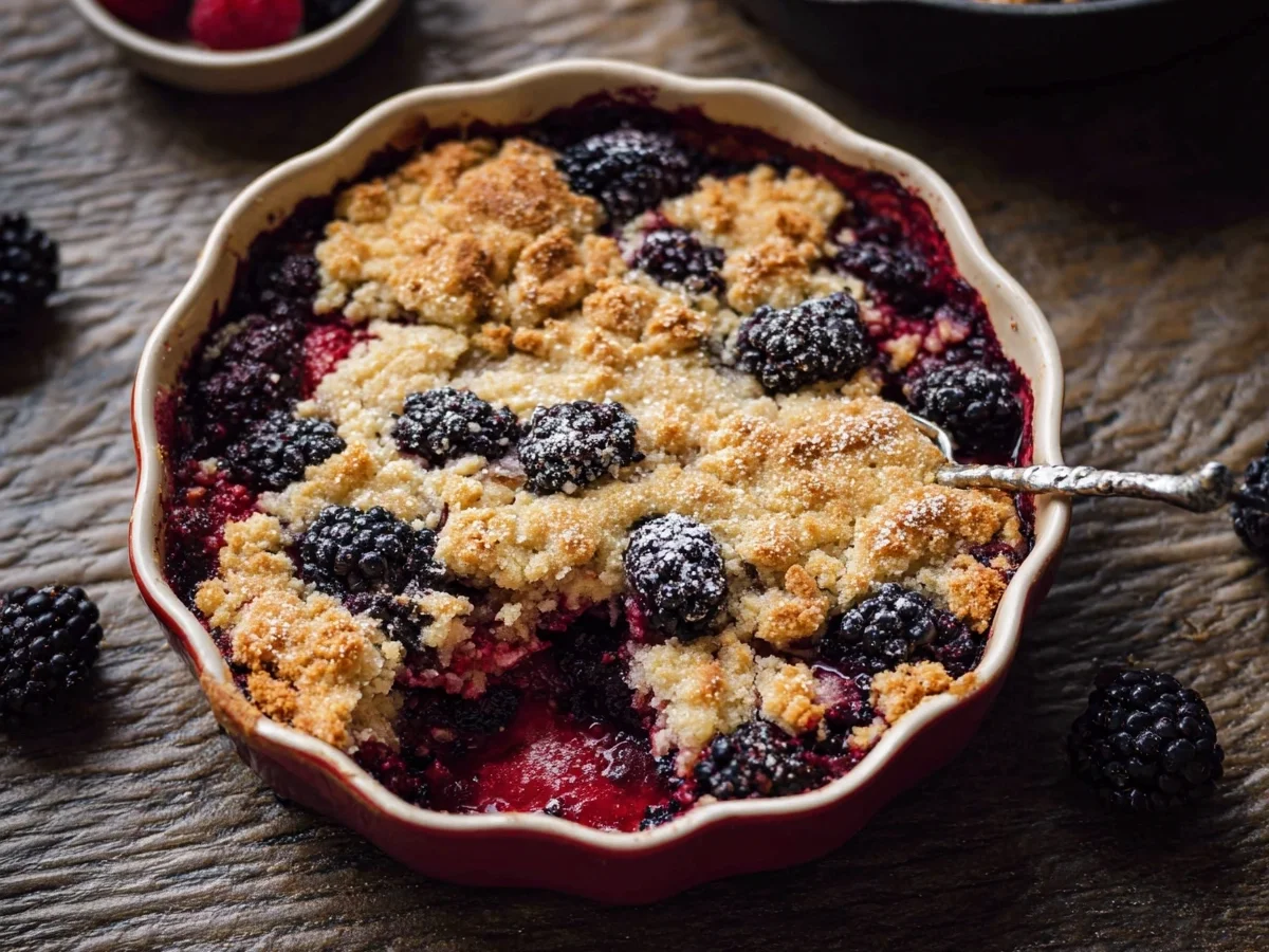 Keto Blackberry Cobbler: Sugar-Free American Dessert - Image 2