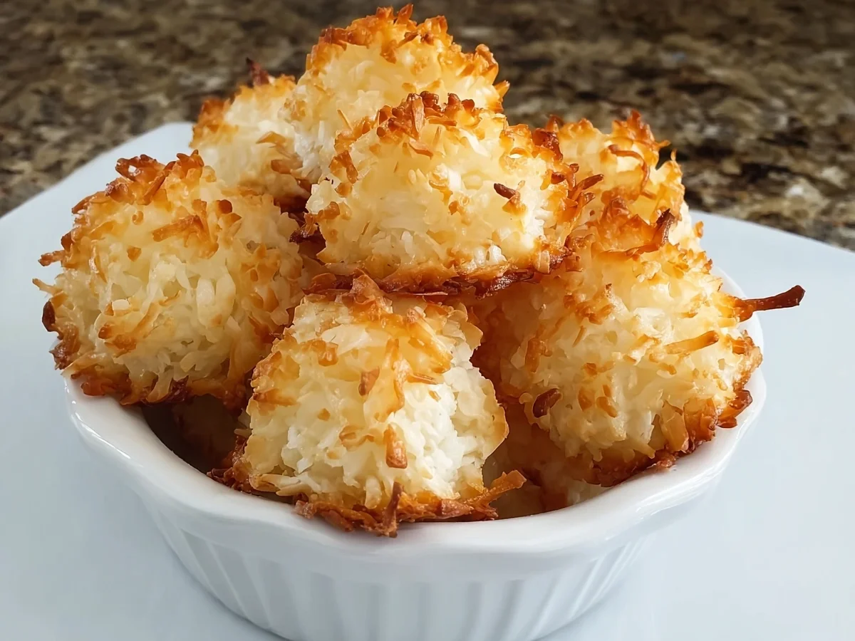 Keto Coconut Macaroons: Easy 3-Ingredient Recipe - Image 1