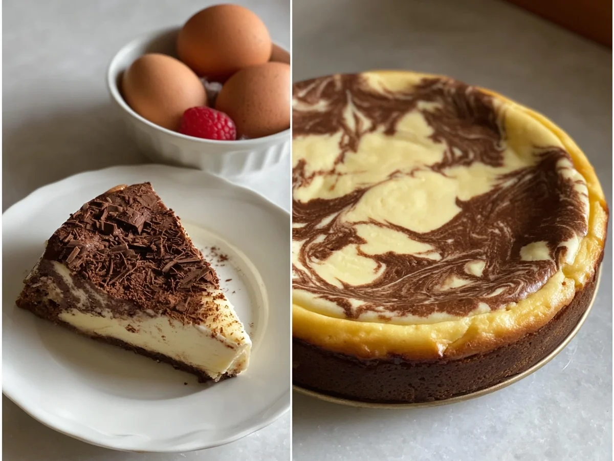 Keto Marble Cheesecake Swirl: Low-Carb Decadent Dessert - Image 2