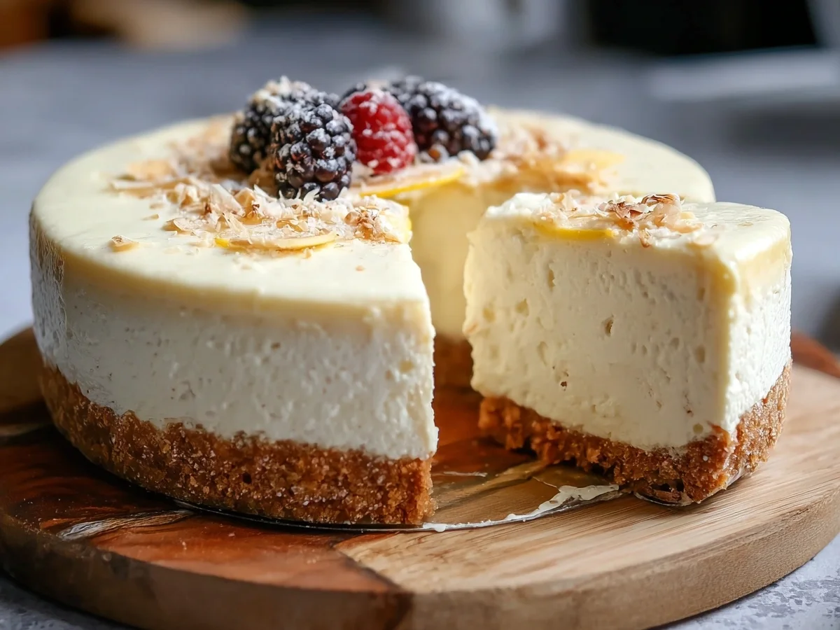 Keto No Bake Cheesecake: Creamy Low-Carb Treat - Image 1