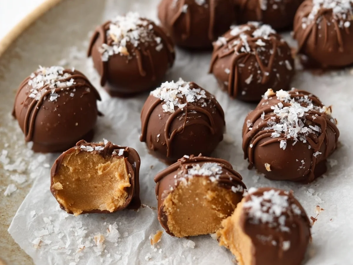 Keto Peanut Butter Chocolate Fat Bombs - Image 1