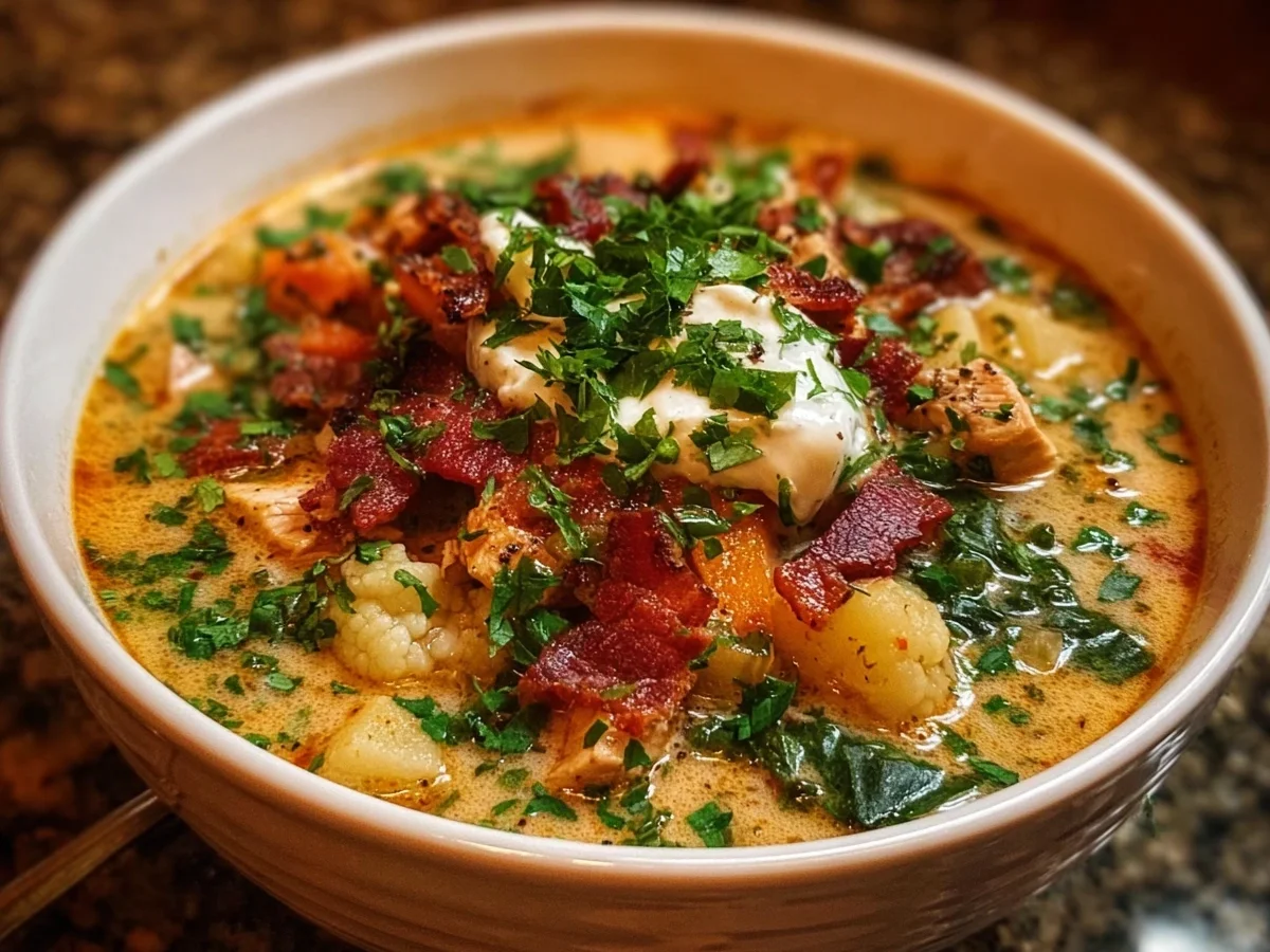 Keto Protein Soup: Hearty Comfort Meal Prep Recipe - Image 1