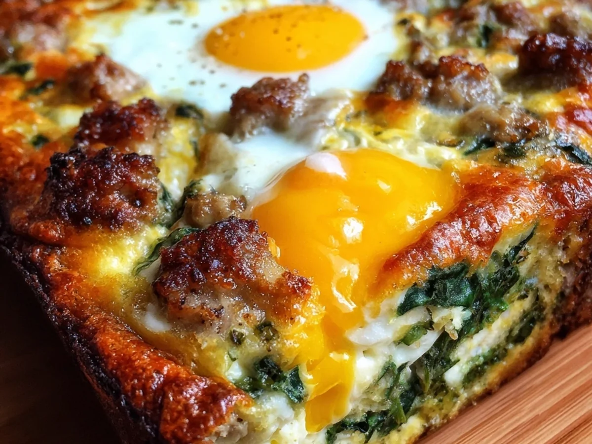 Keto Turkey Sausage & Egg Breakfast Casserole - Image 2
