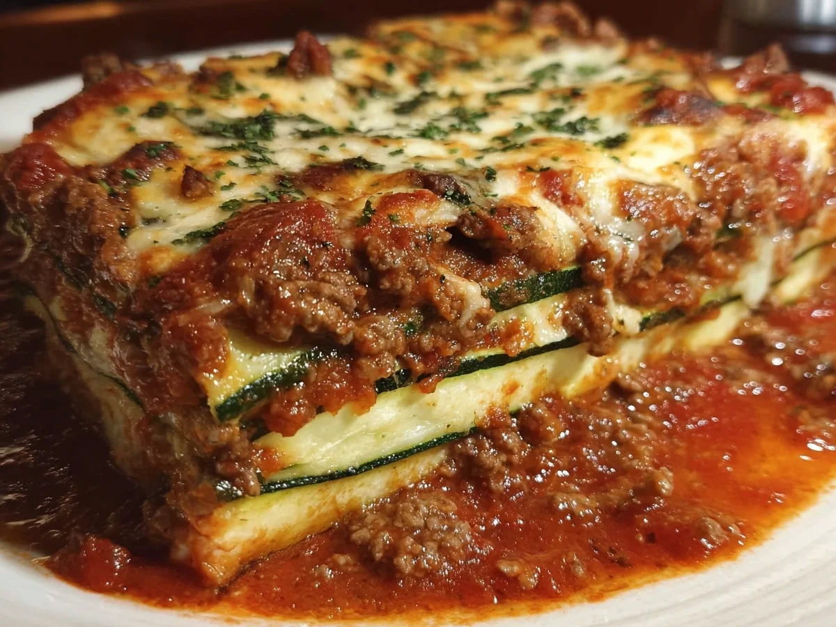 Keto Zucchini Lasagna: Low Carb & Meal Prep - Image 2
