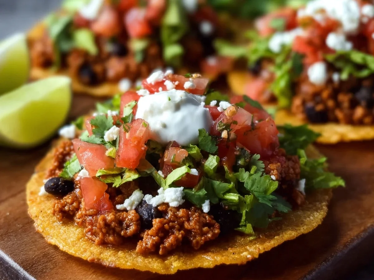 Low Calorie Tostadas: Quick, High Protein Dinner - Image 1