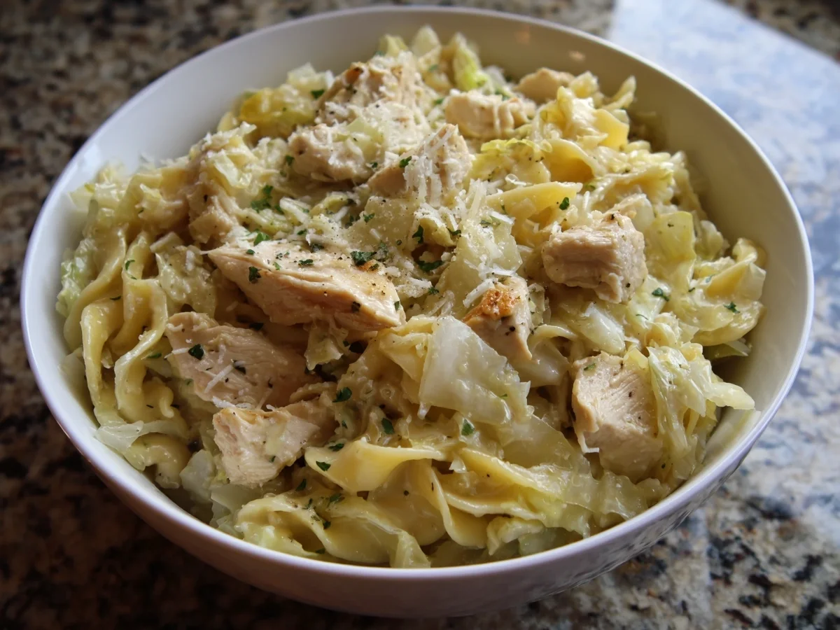 Low-Carb Alfredo Cabbage Pasta: Creamy & Comforting - Image 2