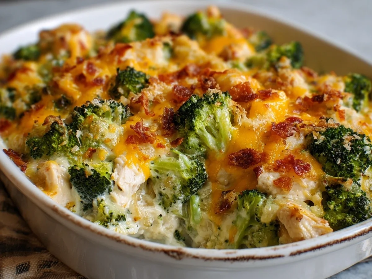 Low Carb Chicken Broccoli Casserole (Keto Dinner) - Image 1