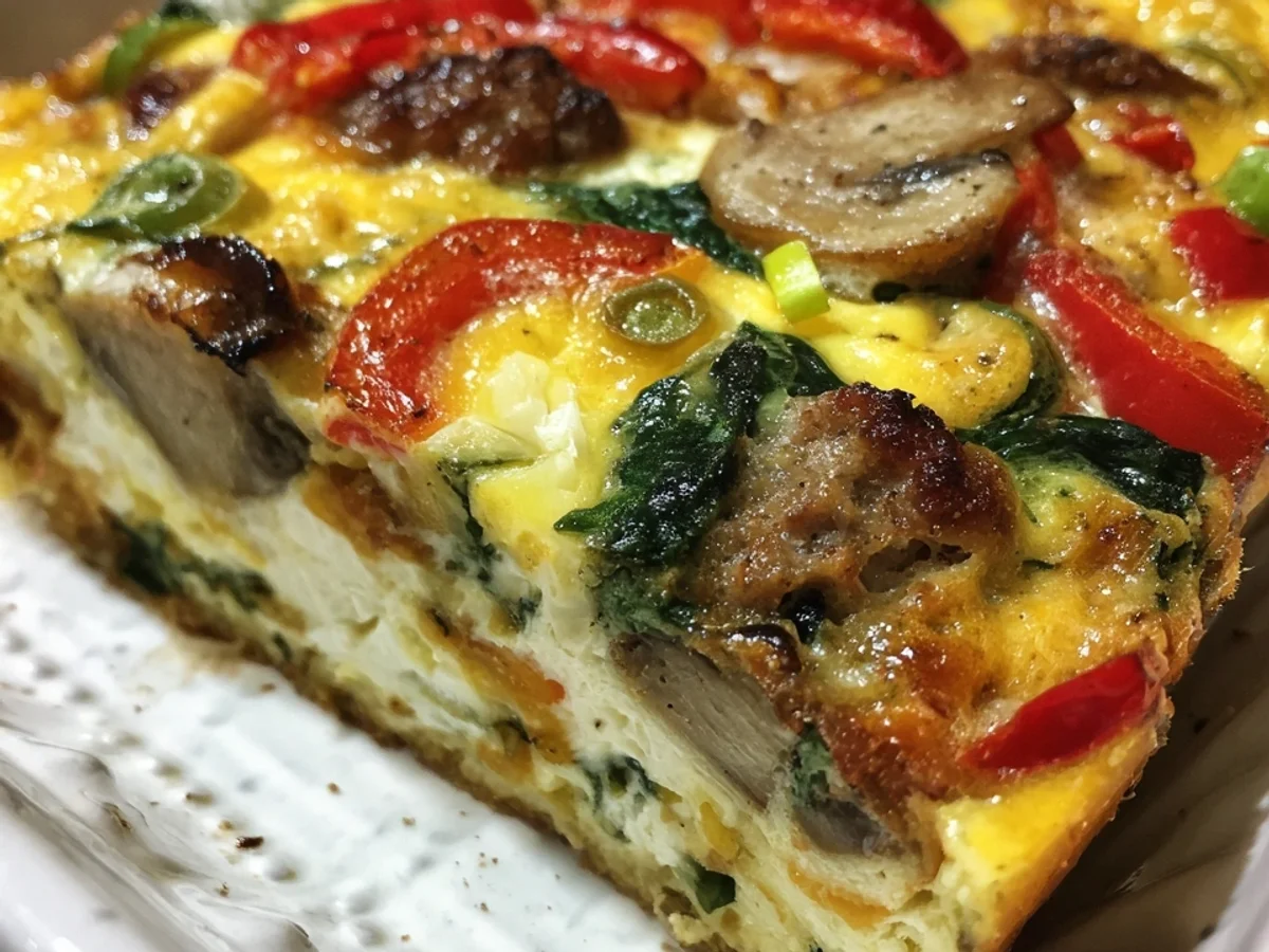 Low Carb Keto Breakfast Casserole - Image 1