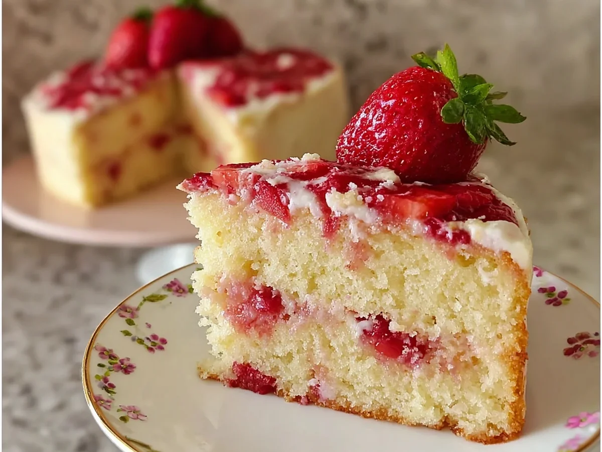 Low-Carb Strawberry Cake: Delicious & Easy Recipe - Image 1