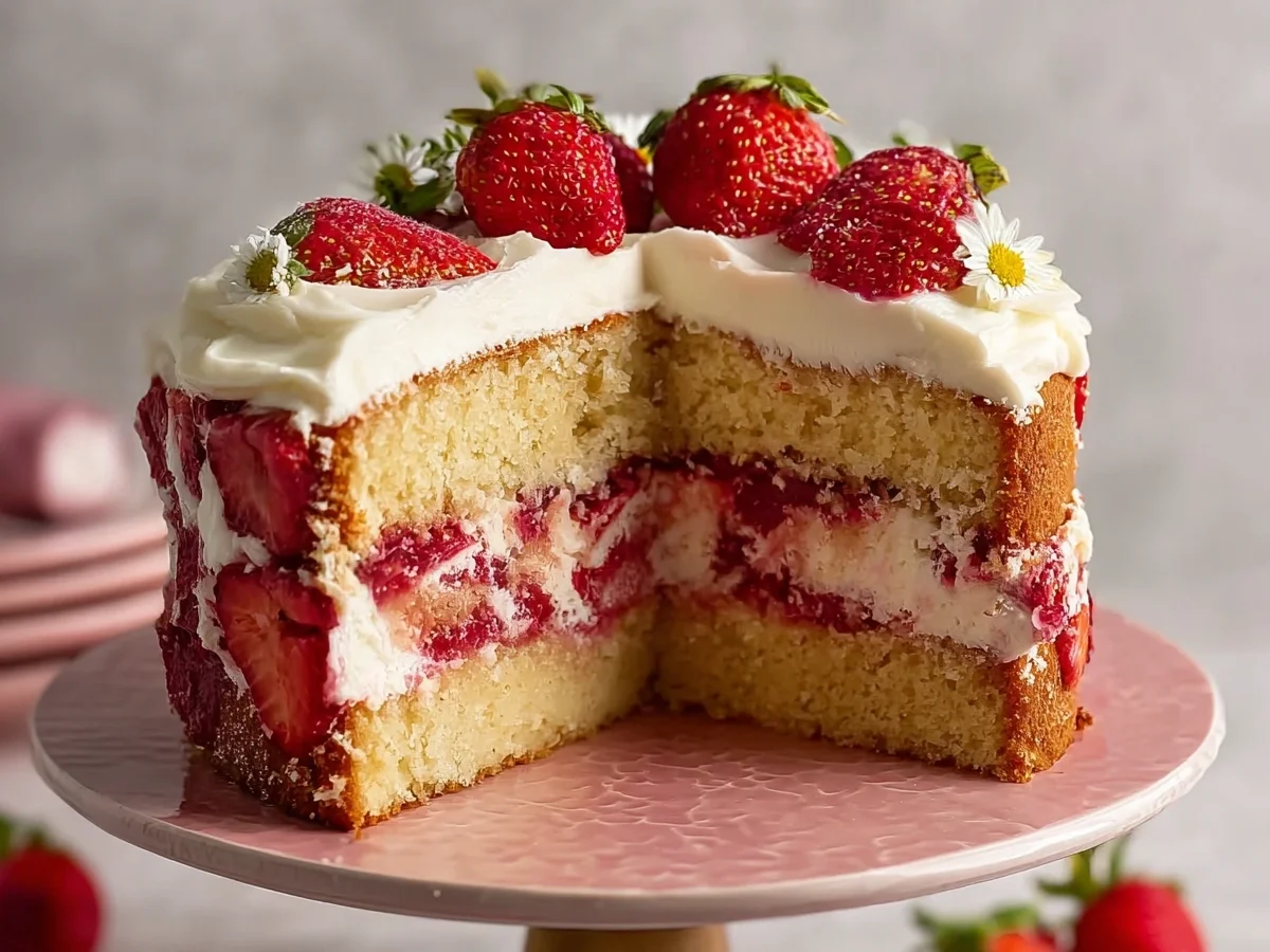 Low-Carb Strawberry Cake: Delicious & Easy Recipe - Image 2