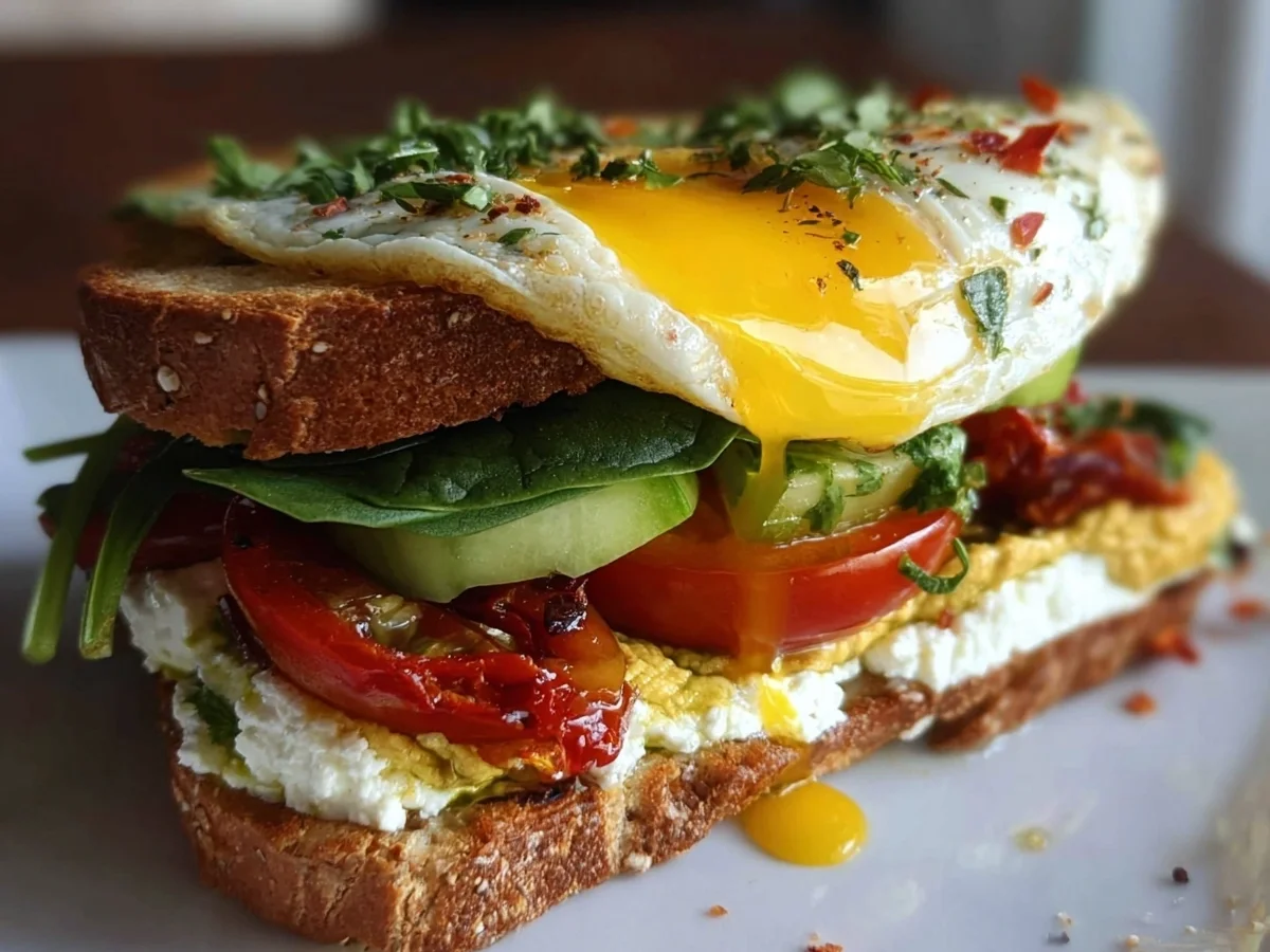 Mediterranean Breakfast Sandwich: Quick & Healthy Start - Image 2