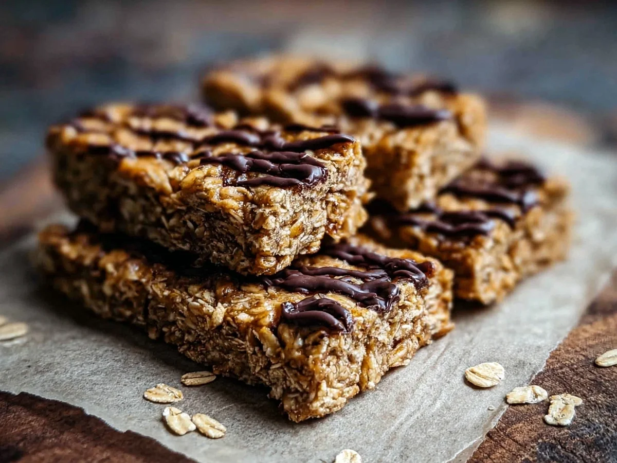 No-Bake Banana Peanut Butter Oatmeal Bars - Image 2