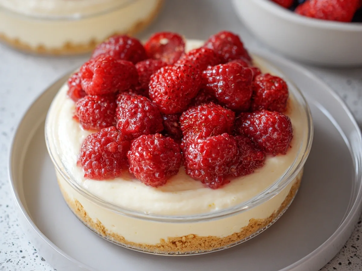 No-Bake Greek Yogurt Jello Cheesecake Recipe - Image 2