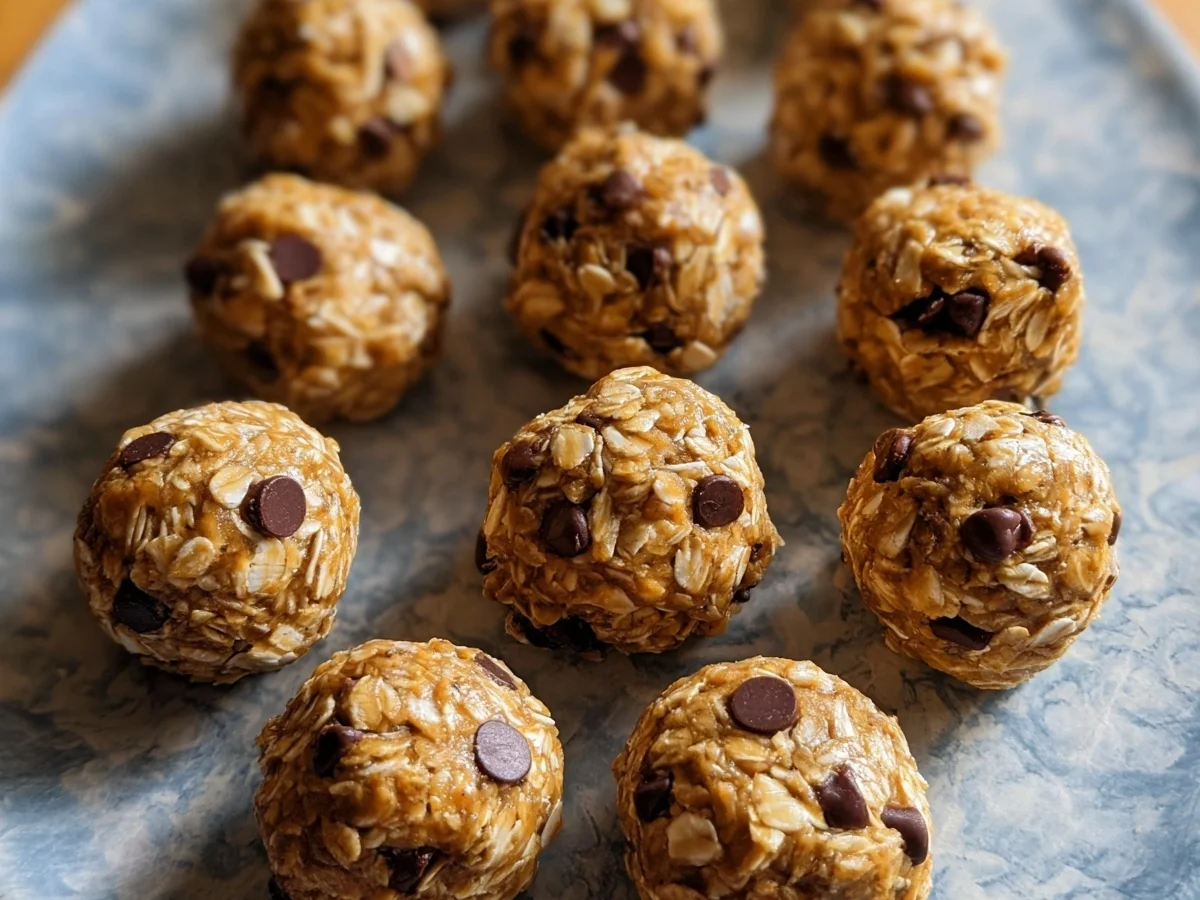 No-Bake Peanut Butter Energy Bites - Easy 4-Ingredient Snack - Image 1