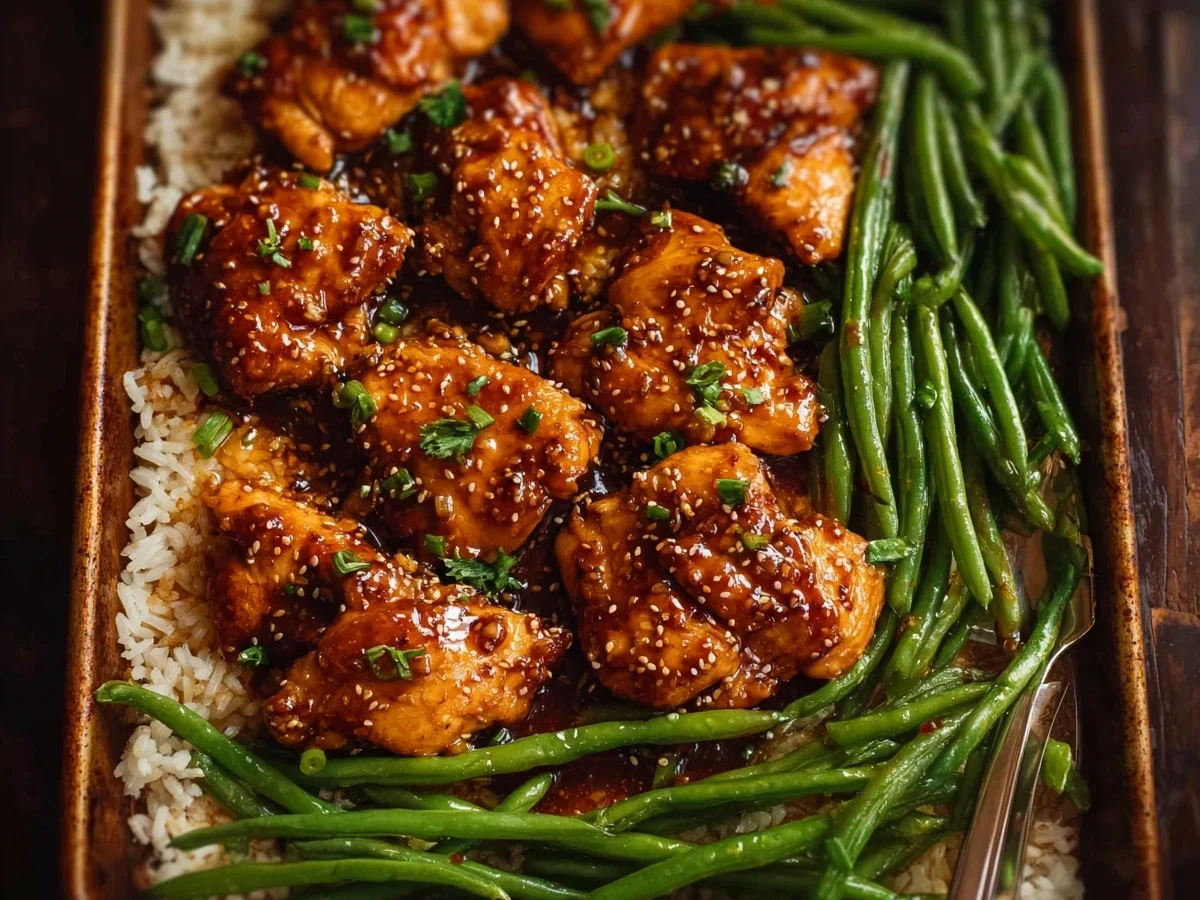 One-Pan Honey Garlic Chicken & Green Beans - Image 2