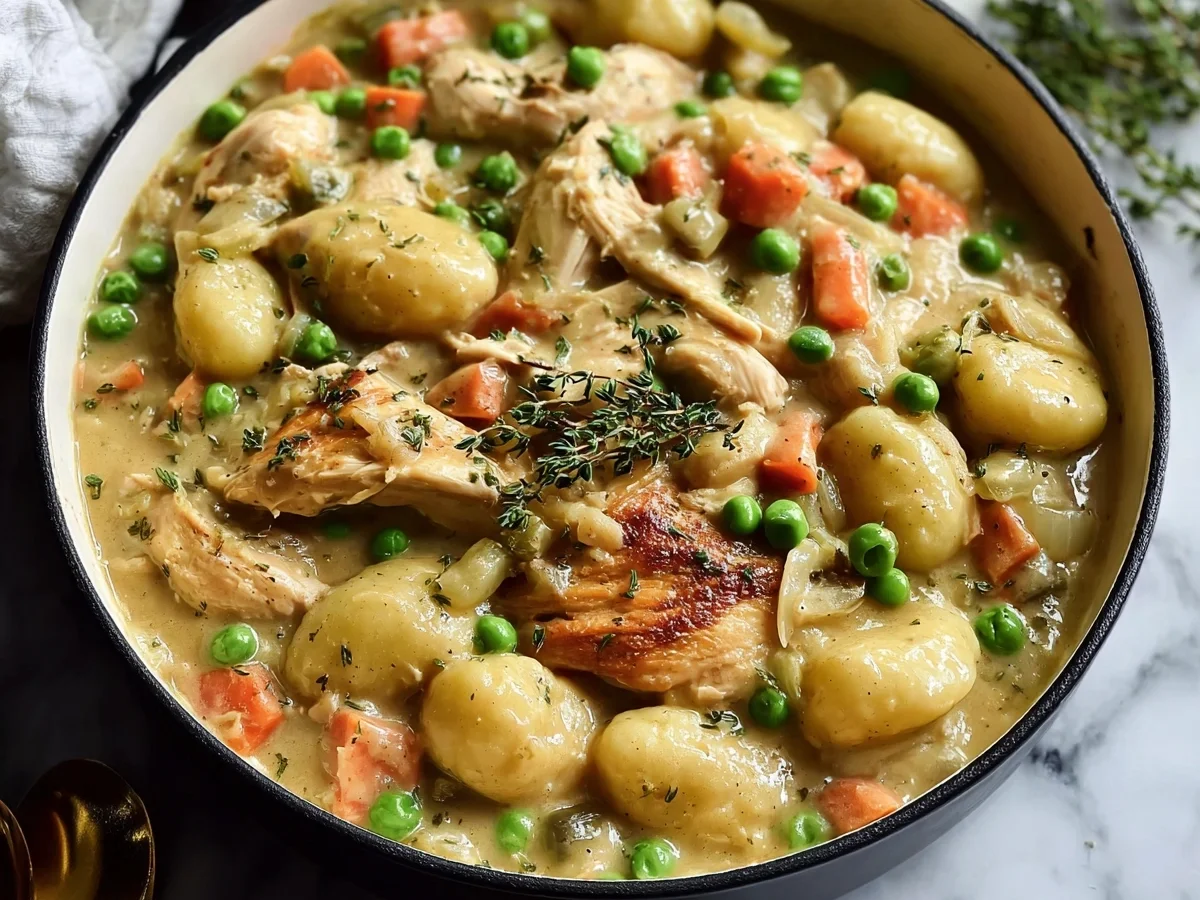 One Pot Gnocchi Chicken Pot Pie: Easy, High-Protein Dinner - Image 2