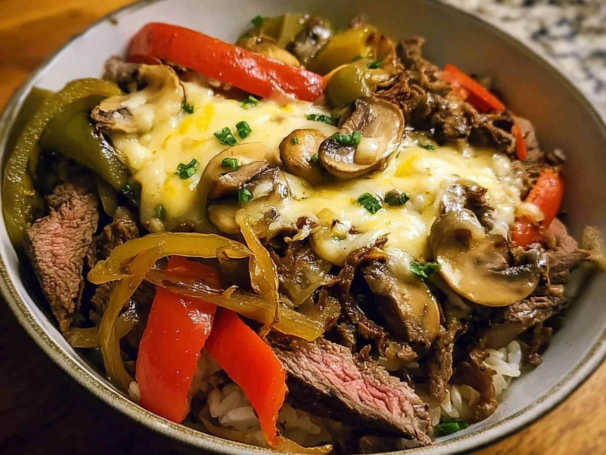 Philly Cheesesteak Bowls: High Protein, Low Carb Meal Prep - Image 2