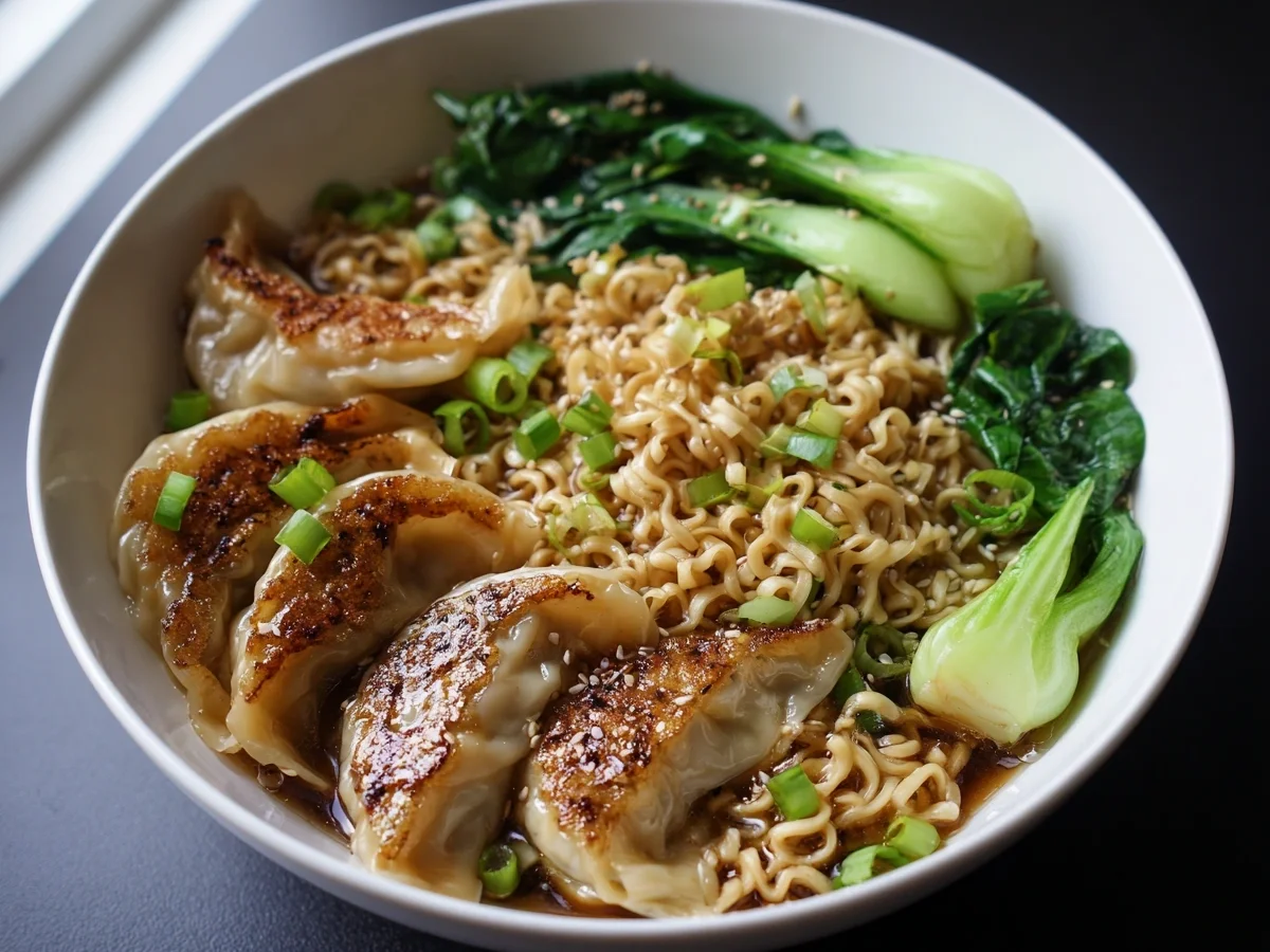 Potsticker Noodle Bowls: Quick 30-Minute Asian Meal - Image 1