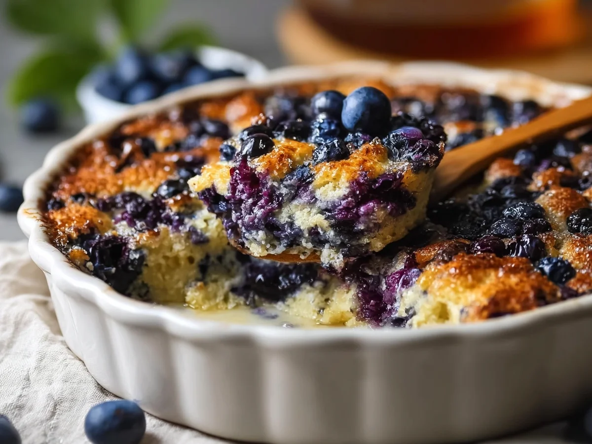 Protein Blueberry Cottage Cheese Breakfast Bake - Image 1