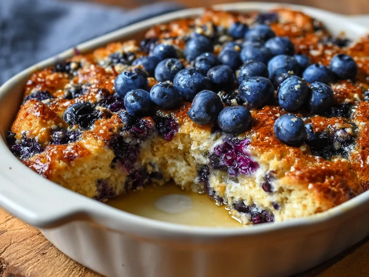 Protein Blueberry Cottage Cheese Breakfast Bake - Image 2