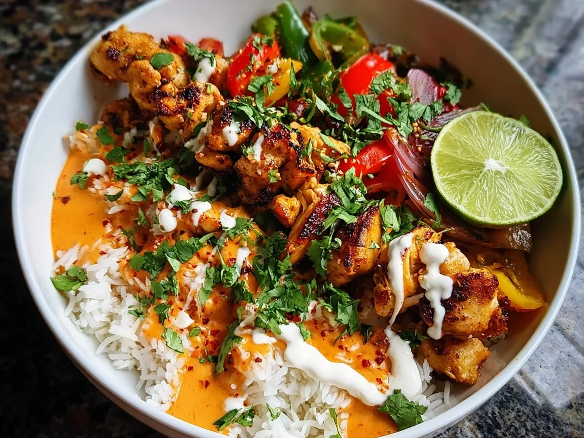 Protein-Packed Sweet Chili Chicken Bowl with Coconut Lime - Image 2