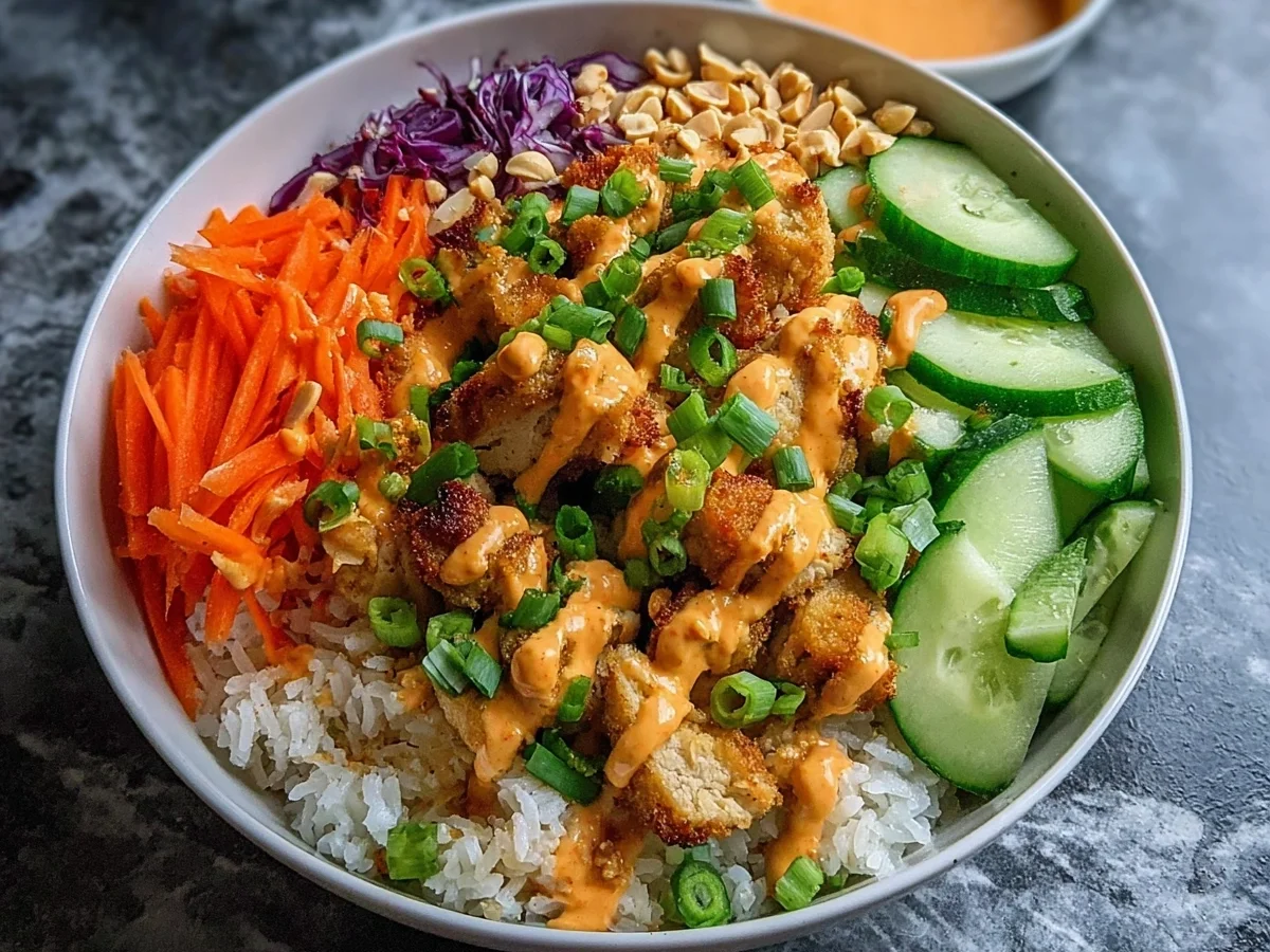 Quick Bang Bang Chicken Bowl: High-Protein Dinner - Image 2