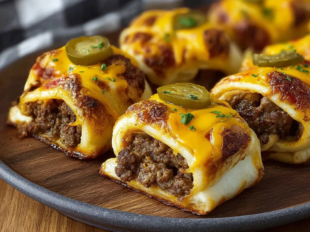 Quick Beef Cheeseburger Rollups for Easy Dinner - Image 2