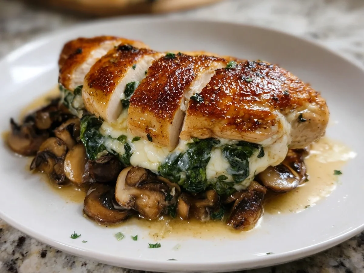 Quick & Easy Mushroom Stuffed Chicken Breast Recipe - Image 2
