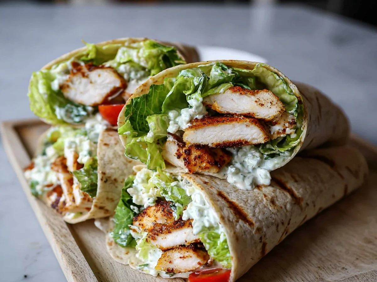 Quick High Protein Chicken Caesar Wraps - Image 2