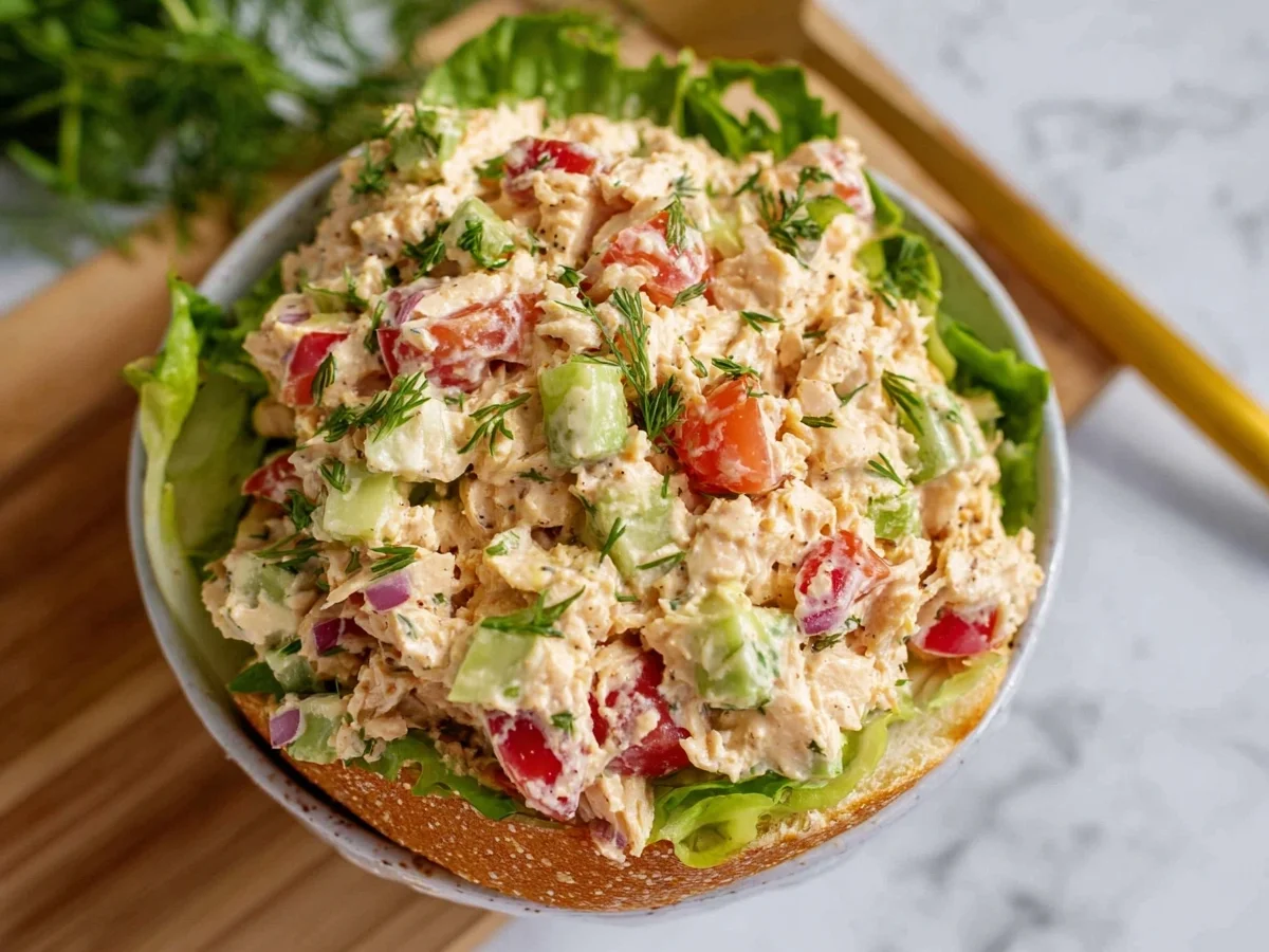 Quick High Protein No-Mayo Tuna Salad Recipe - Image 2