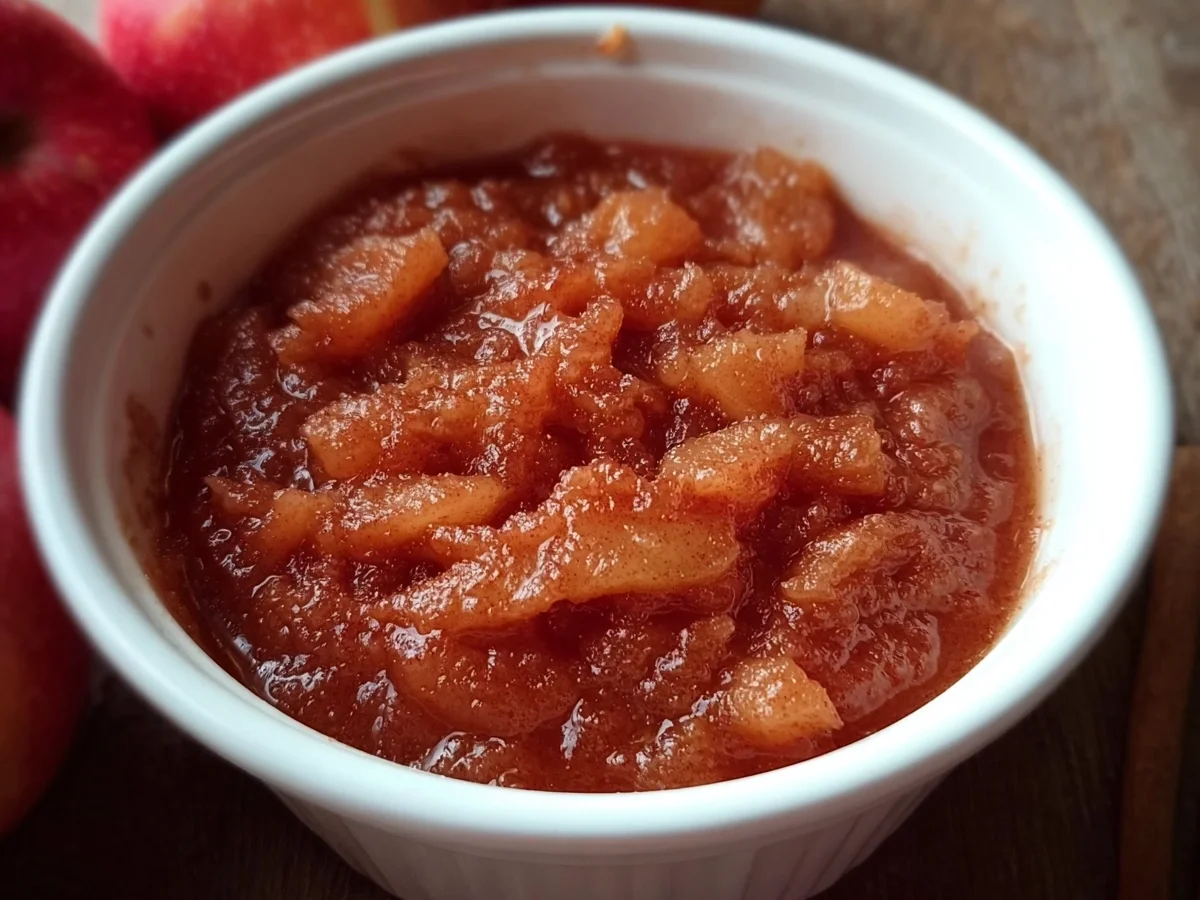 Red Hot Applesauce: Spicy Autumn Delight - Image 1