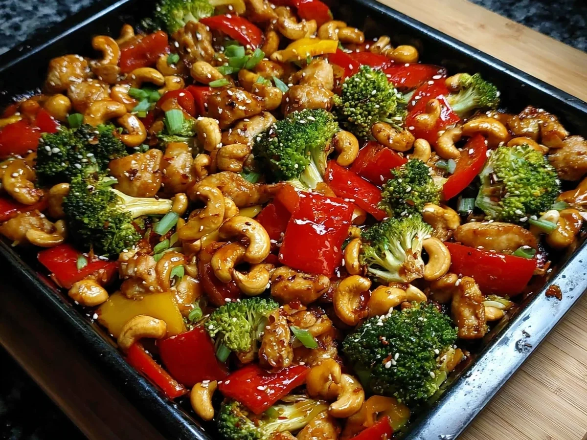 Sheet Pan Cashew Chicken: Easy Weeknight Dinner - Image 2