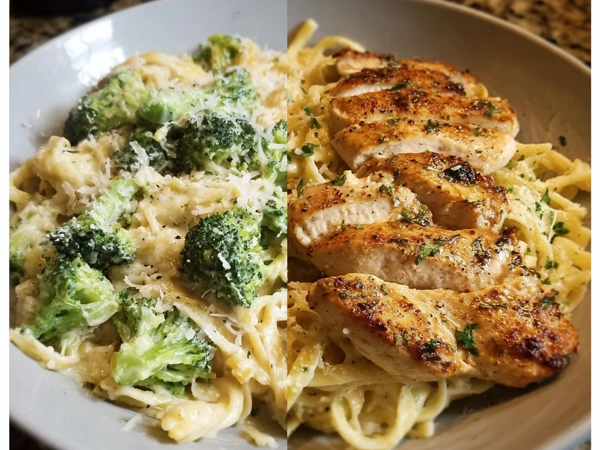 Skinny Chicken Broccoli Alfredo: High Protein Dinner - Image 2