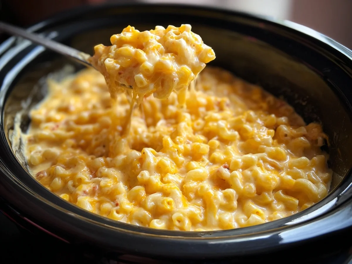 Slow Cooker Mac and Cheese with Creamy Cheddar - Image 1
