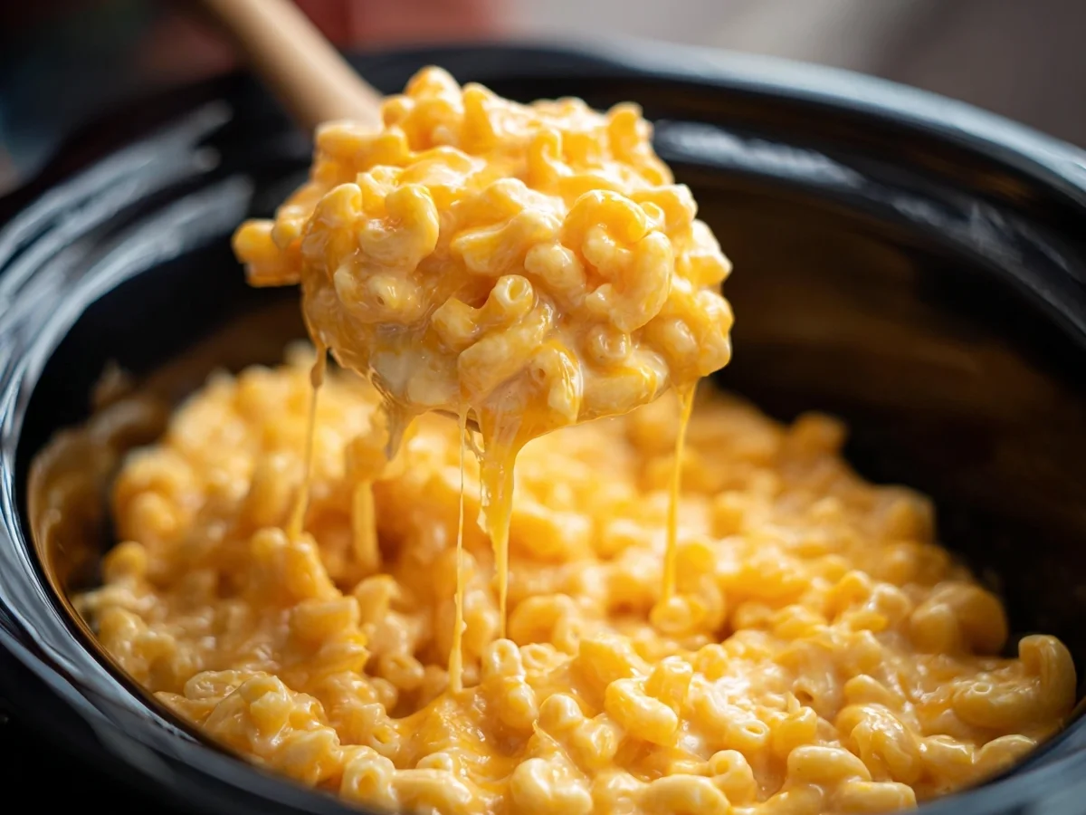Slow Cooker Mac and Cheese with Creamy Cheddar - Image 2