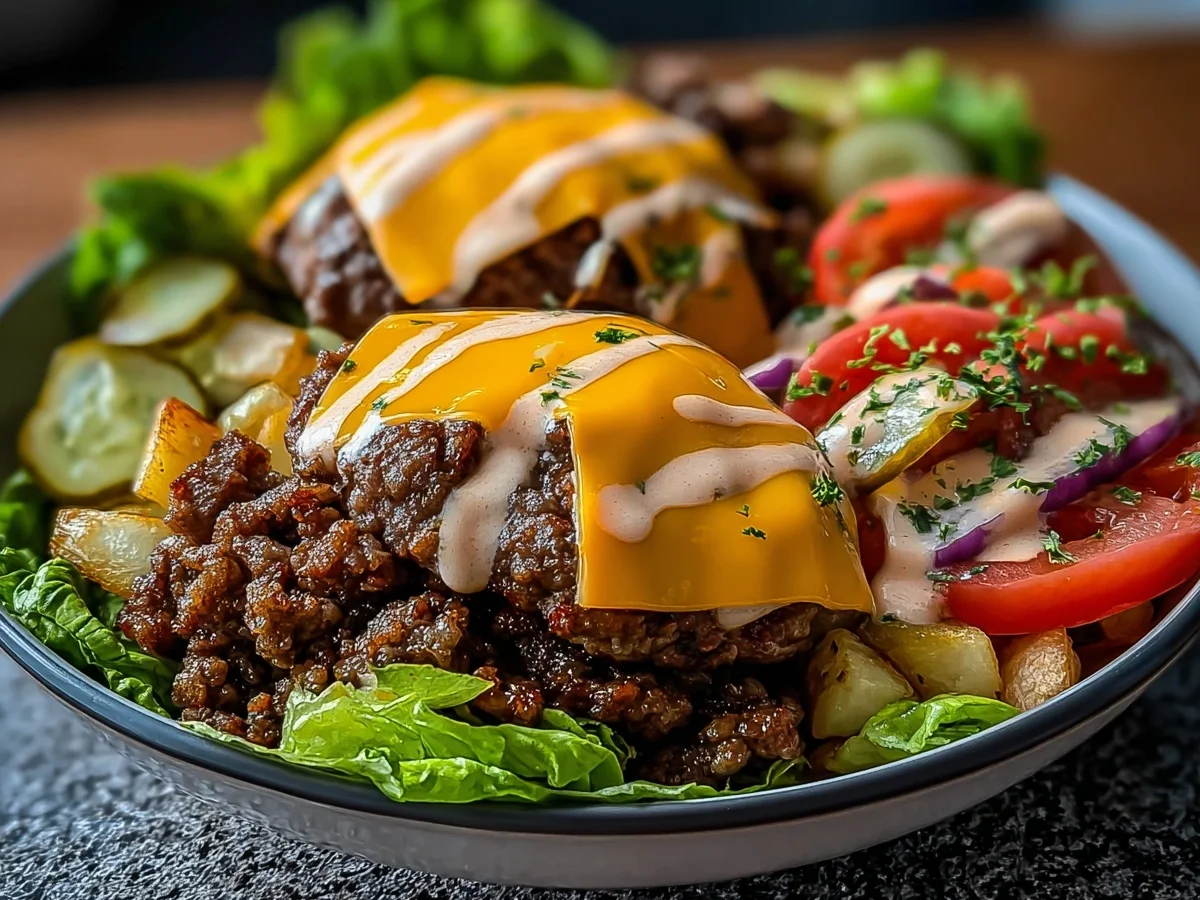 Smash Burger Bowl: High Protein, Low Carb Dinner - Image 2
