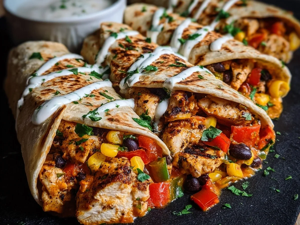 Southwest Chicken Wraps: 20-Minute High-Protein Meal - Image 1