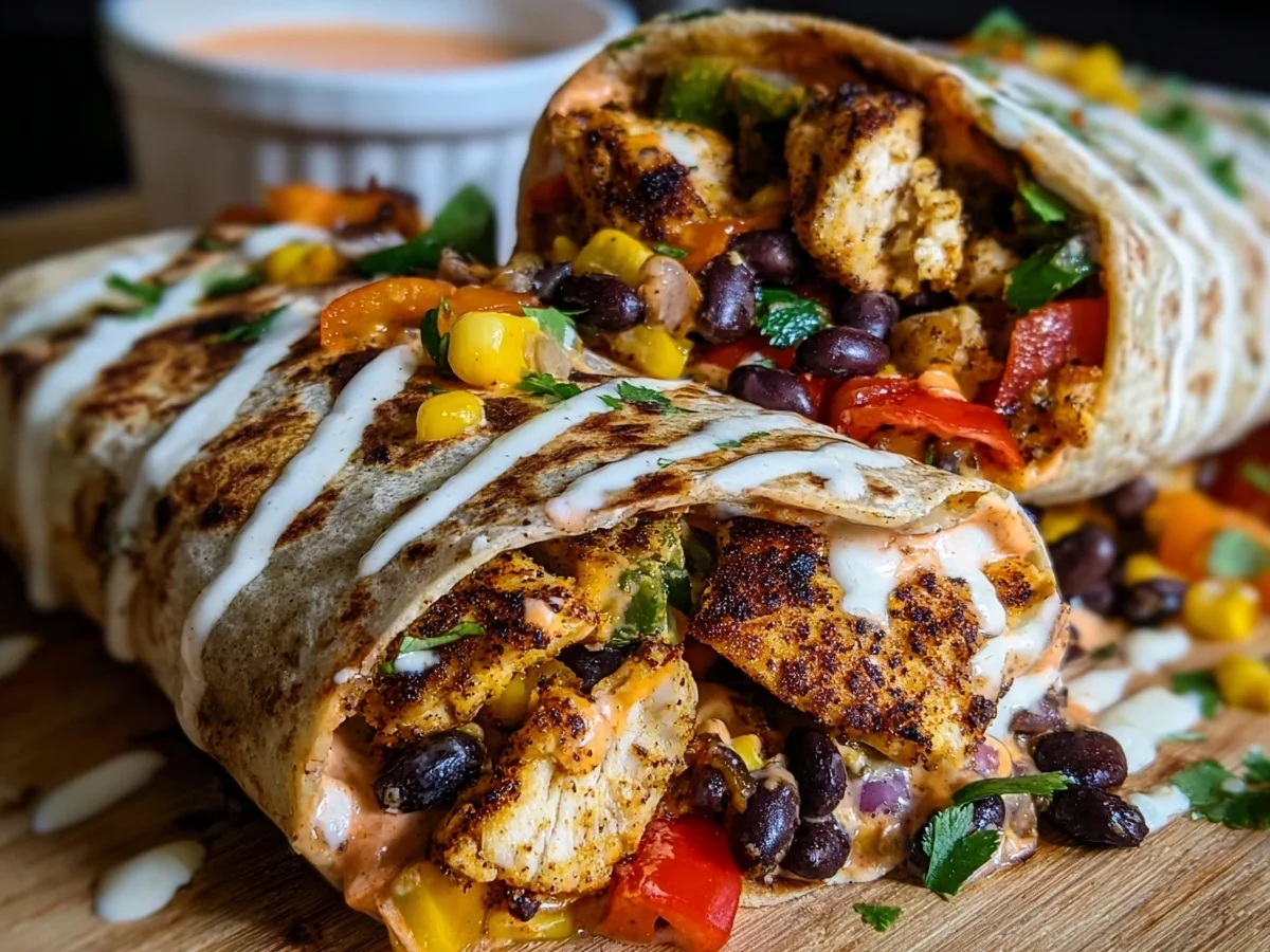 Southwest Chicken Wraps: 20-Minute High-Protein Meal - Image 2