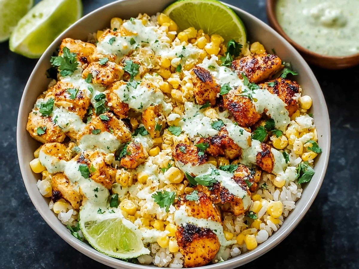 Street Corn Chicken Bowls: 40g Protein, 30-Minute Meal - Image 2
