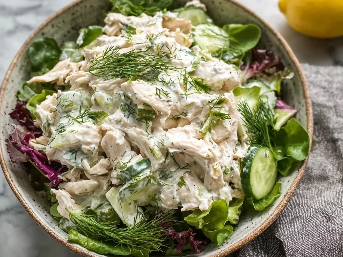 Tzatziki Chicken Salad: Refreshing High-Protein Meal - Image 1