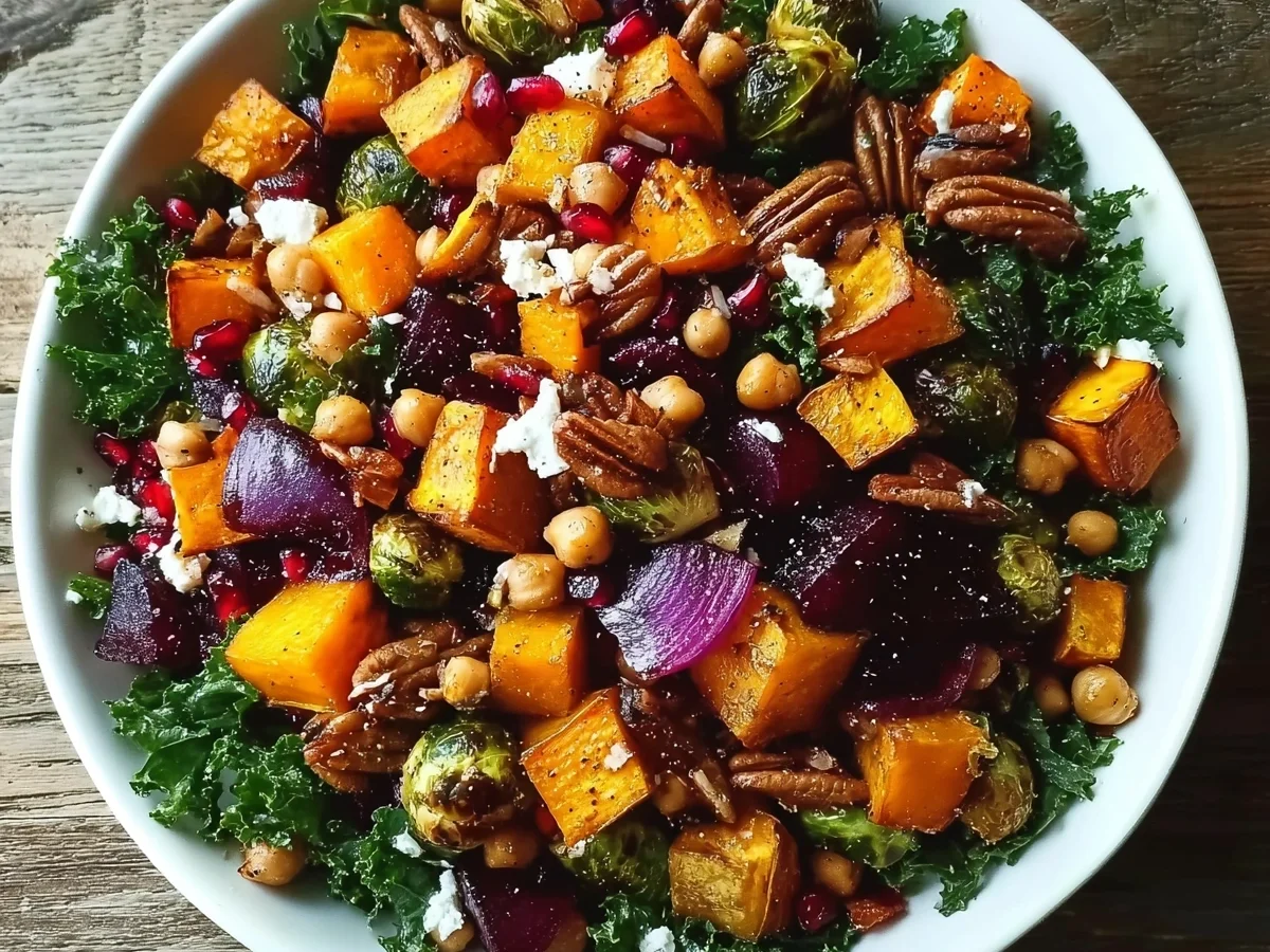 Winter Vegetable Salad with Roasted Butternut Squash - Image 2