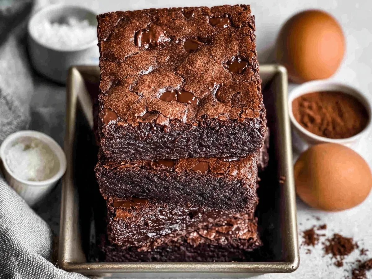 Zero Sugar Greek Yogurt Brownies: Easy & Fudgy - Image 1